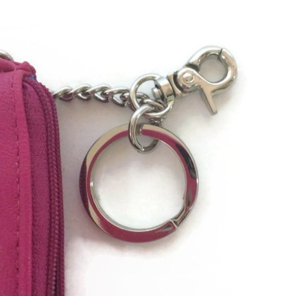 Sharif Pink Leather Coin Purse Cougar Cheetah NIB - Picture 5 of 12